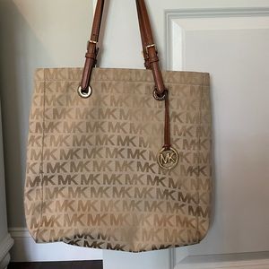 Tan MK shoulder bag